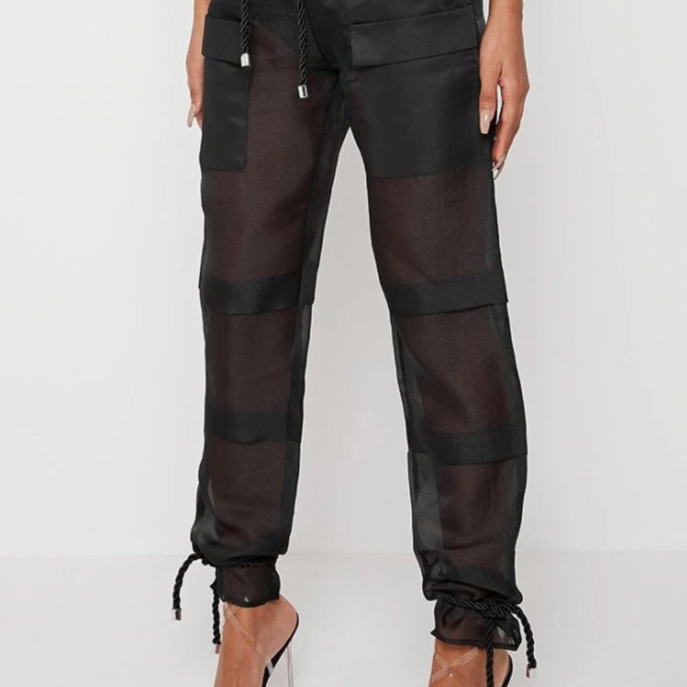 MANIÈRE DE VOIR ORGANZA CARGO TROUSERS